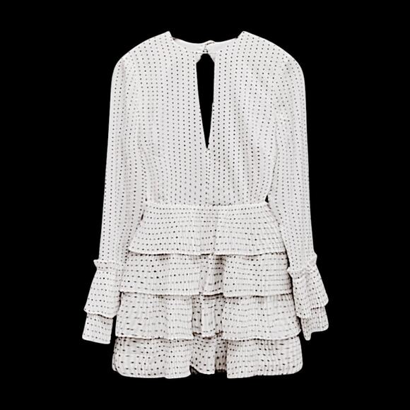C/Meo Collective Polka Dot Dress In Ivory | Size S - Picture 1 of 6